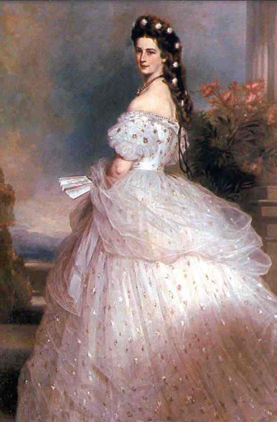 Portrét Alžběty Bavorskej zvanej „Sisi“ od Franze Xavera Winterhaltera