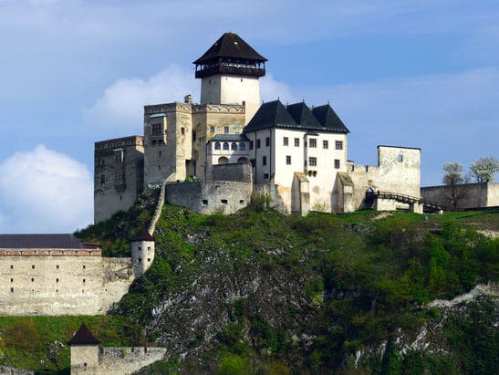 Pohľad na Trenčiansky hrad