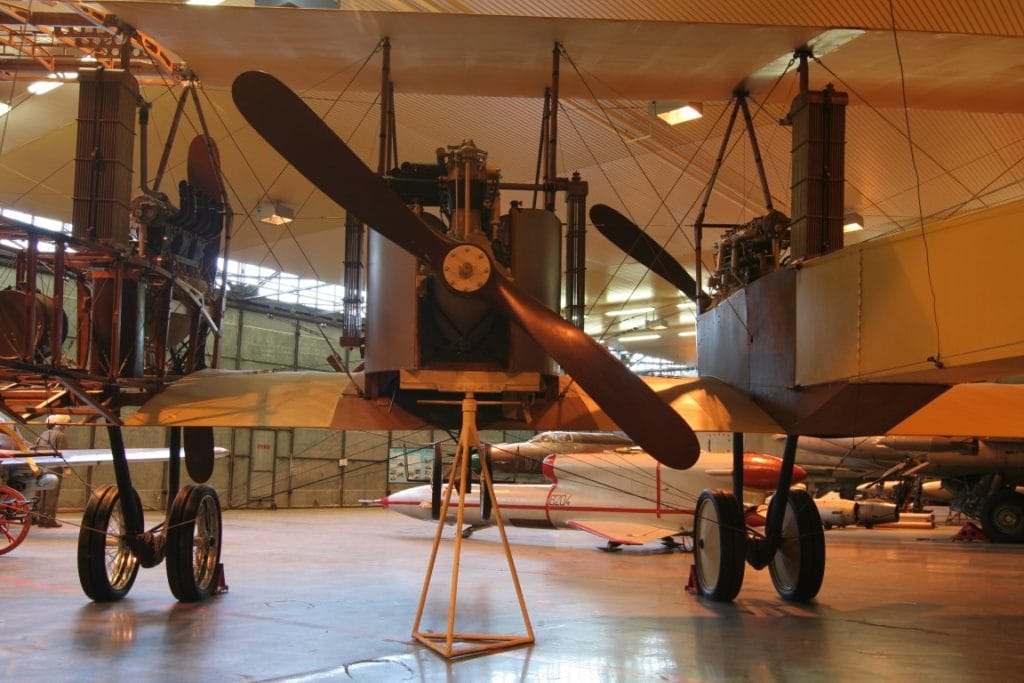 Replika lietadla Caproni, s ktorým sa M. R. Štefánik zrútil pri Ivanke pri Dunaji