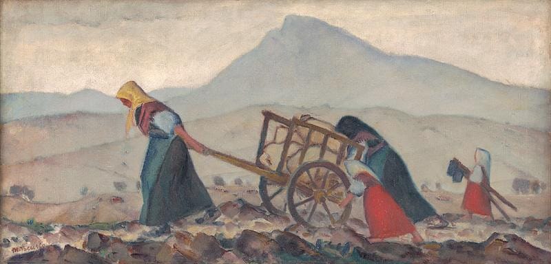 Olejomaľba, Jesenné dni od Martina Benku, 1929
