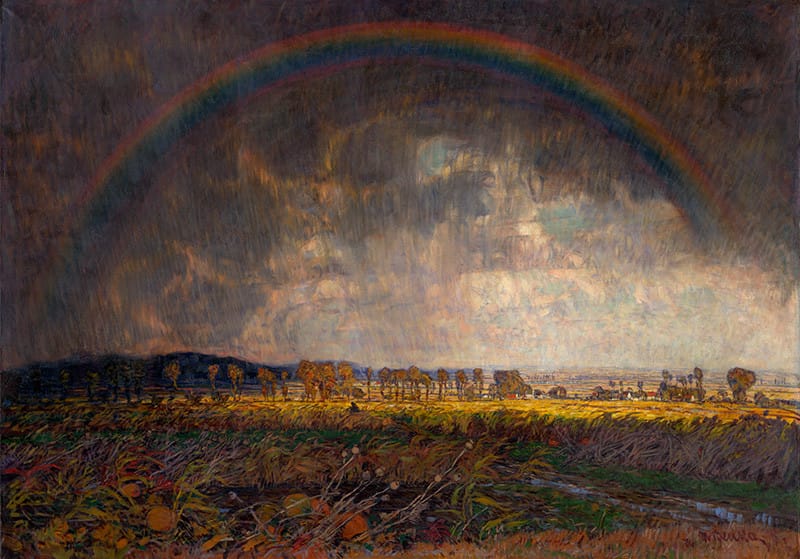 Olejomaľba na plátne, Po búrke, 1918