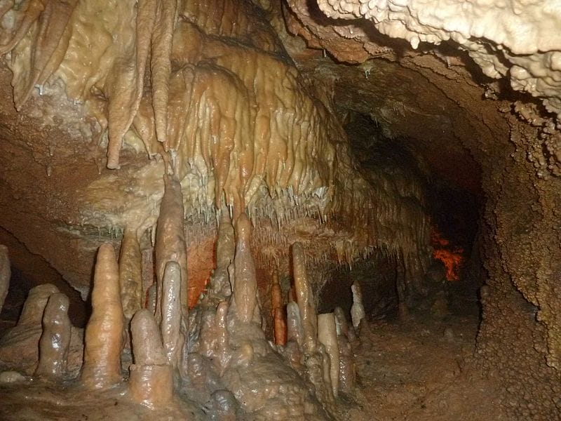 Interiér jaskyne Driny