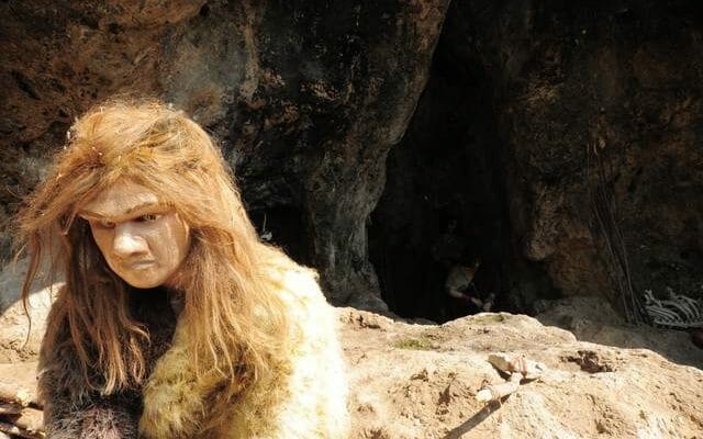 Zobrazenie neandertálseho človeka – Múzeum Praveku