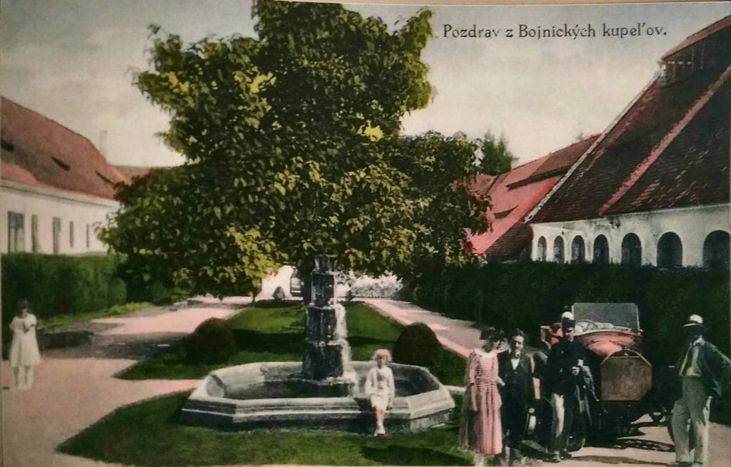 Pozdrav z Bojnických kúpeľov – historická pohľadnica