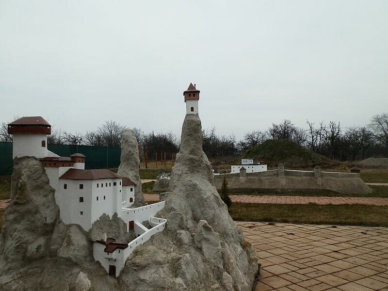 Park miniatúr v obci Podolie