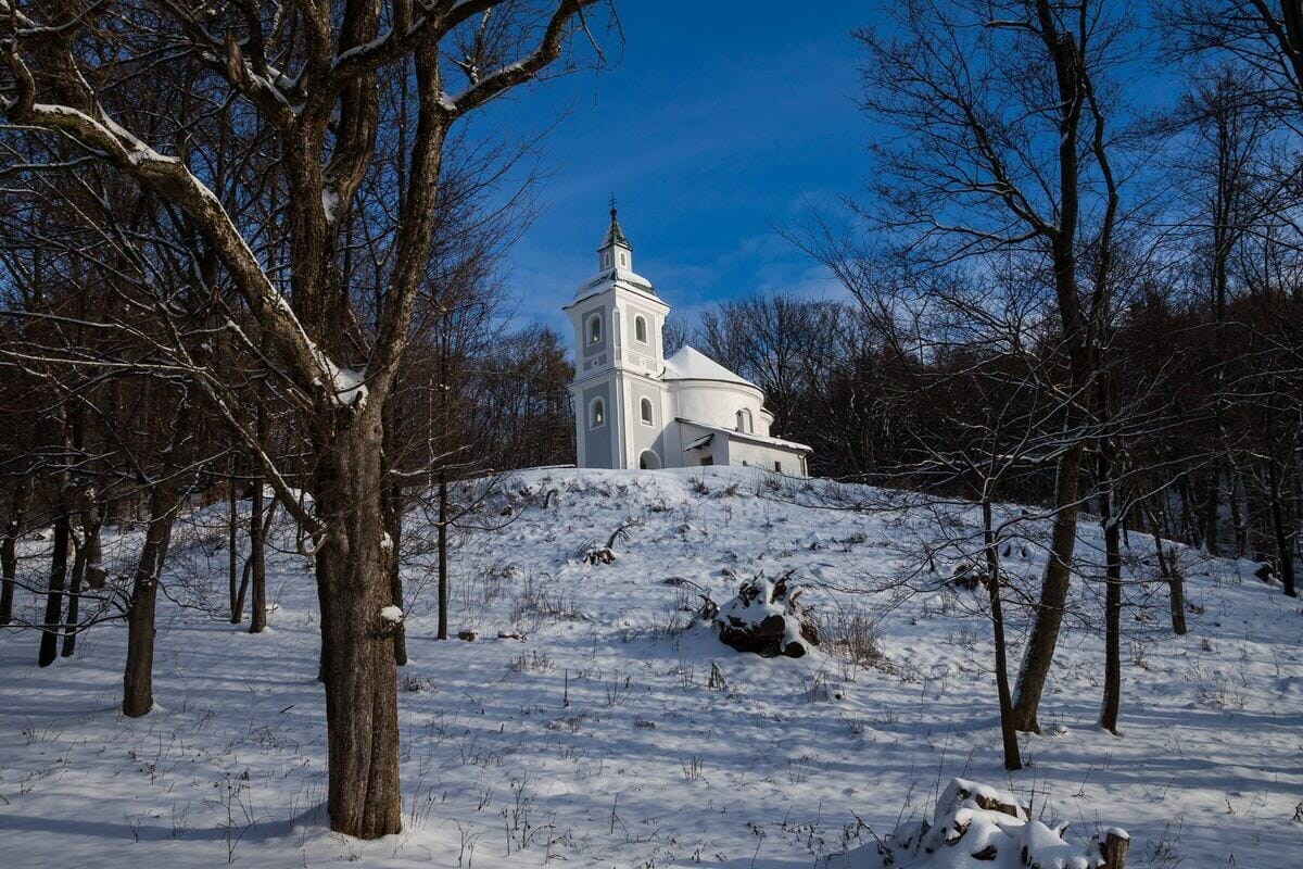 Rotunda sv. Juraja v zime