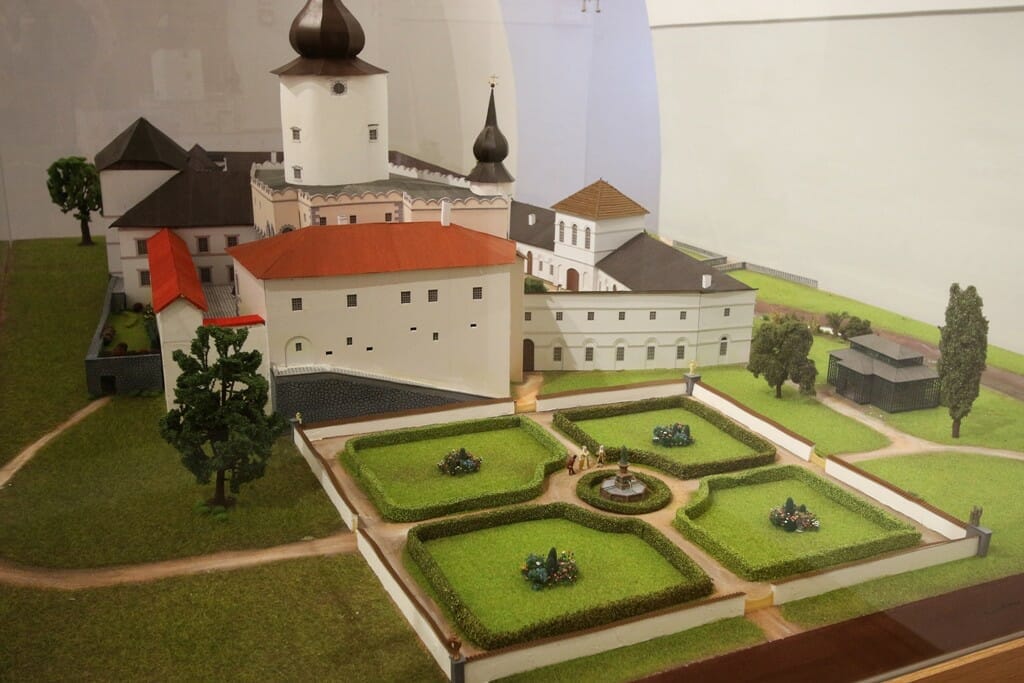 Budatínsky hrad – trojrozmerný model hradu z expozície "Pred hradbami, za hradbani"
