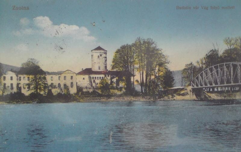 Budatínsky hrad na historickej fotografii