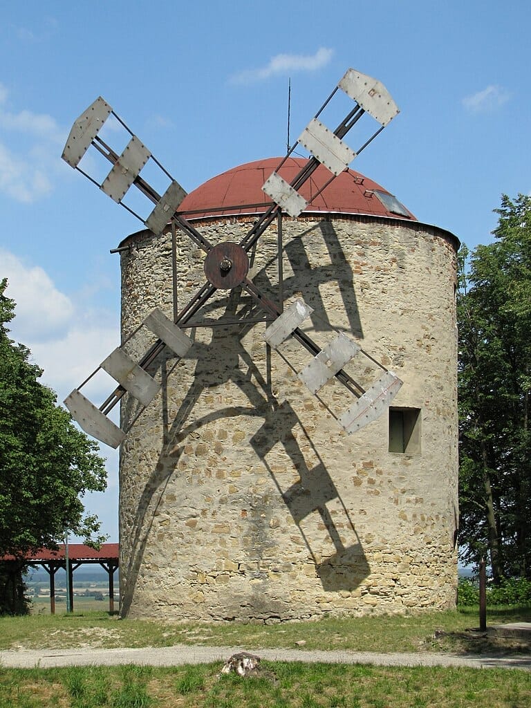 Veterný mlyn v Holíči z konca 19. storočia