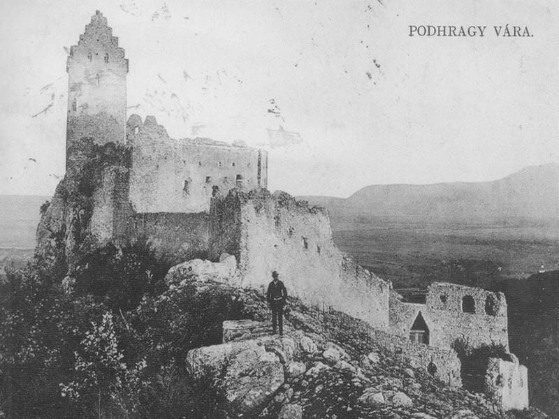 Topoľčiansky hrad na historickej fotografii