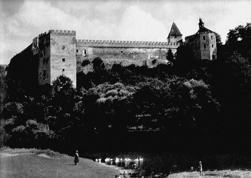 Vígľašský zámok, fotografia z roku 1972