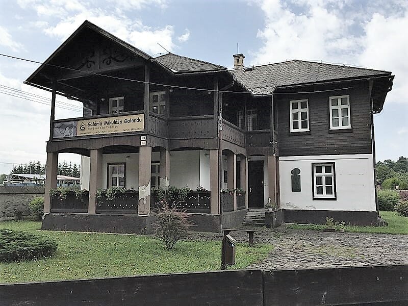 Rodný dom Mikuláša Galandu, v súčasnosti sídlo galérie