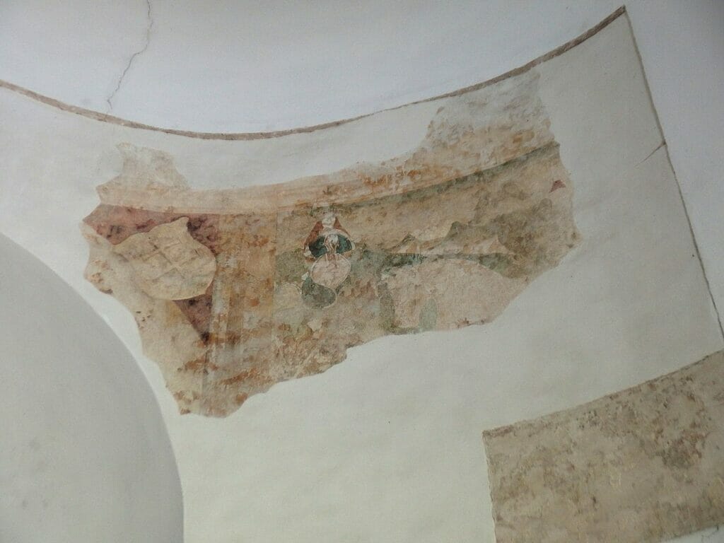 Smrdáky kúpele Rotunda sv. Juraja maľby