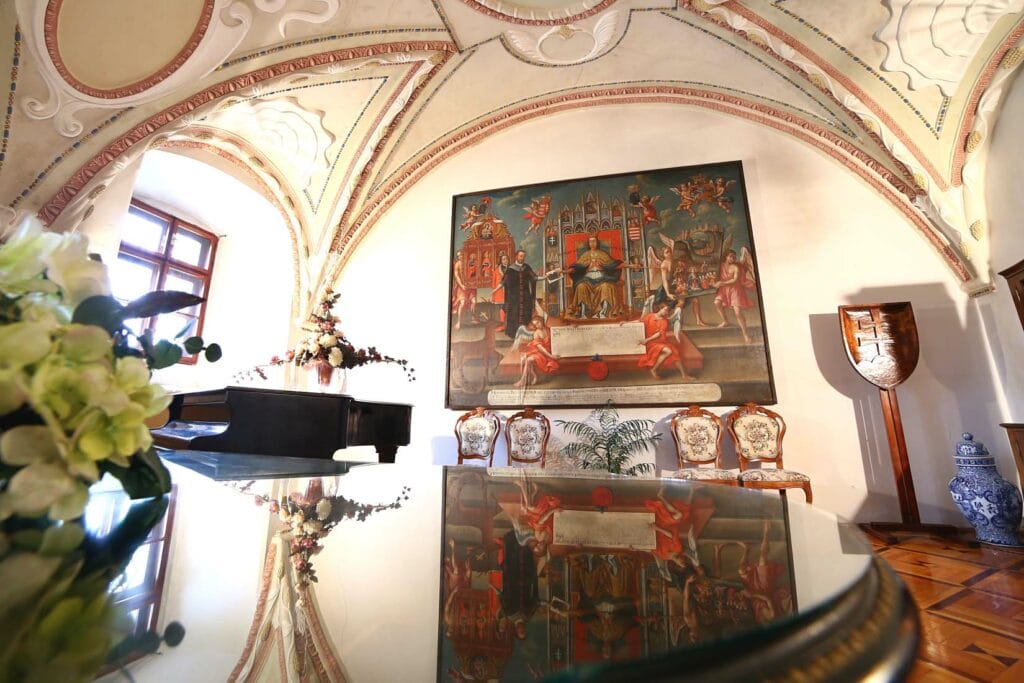Kedysi kláštorná jedáleň - Expozícia Vlastivedného múzea v Hlohovci - refektár