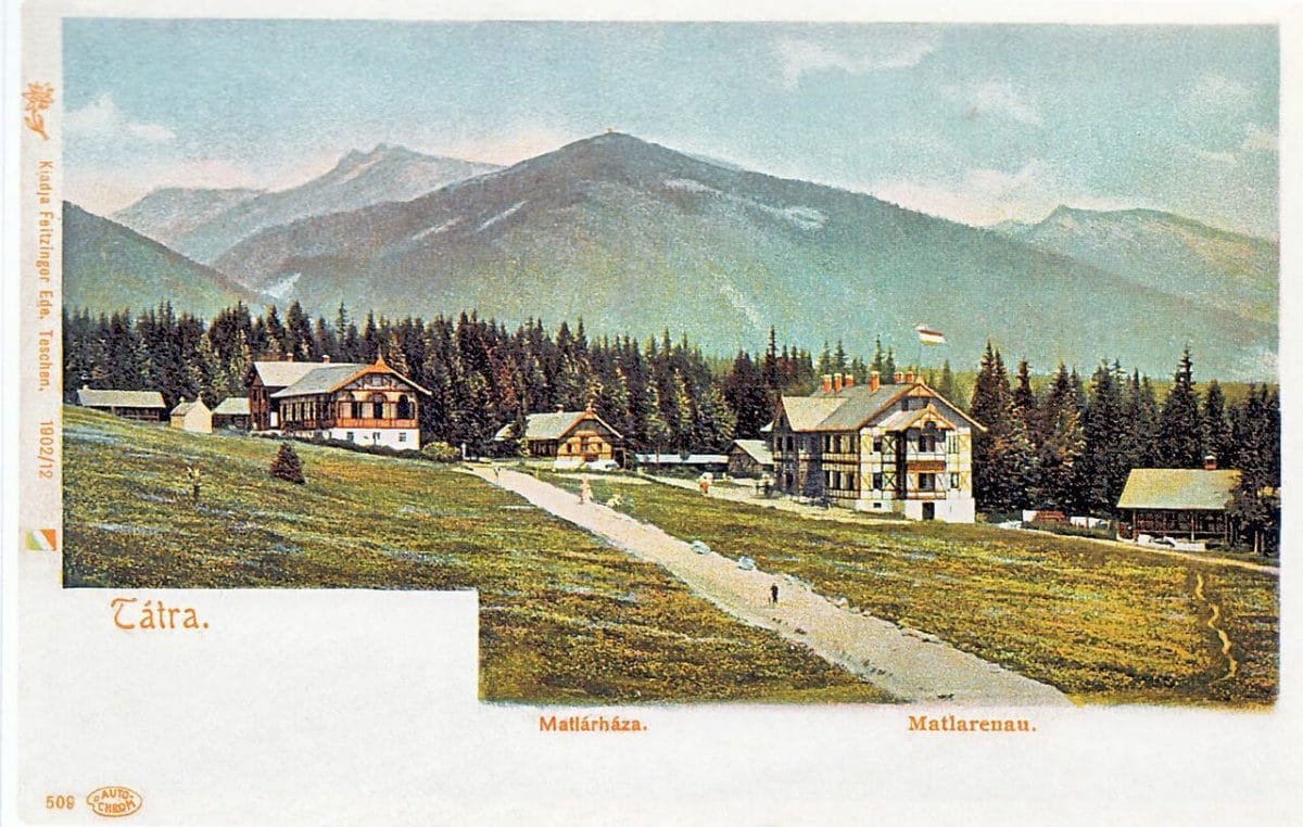 Tatranske Matliare na historickej fotografii