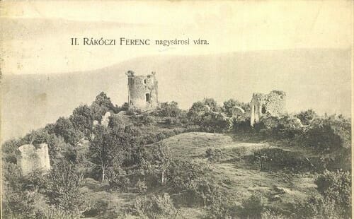 Šarišský hrad na historickej pohľadnici
